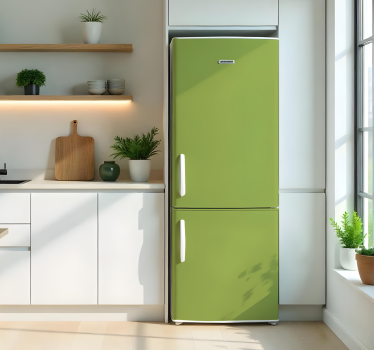 Folie Kühlschrank voll grün - TenStickers