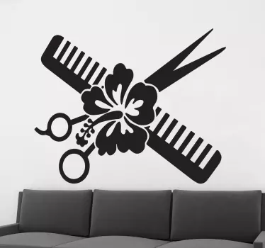 Friseur Sticker - TenStickers