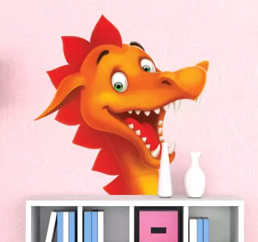 Fröhlicher Drache Aufkleber - TenStickers