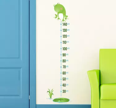 Frosch Maßband Aufkleber - TenStickers