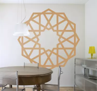 Geometrischer Sticker arabisch - TenStickers