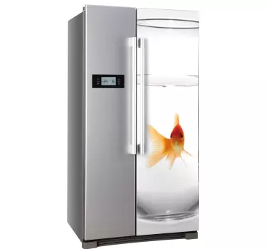 Goldfisch Kühlschrank Aufkleber - TenStickers