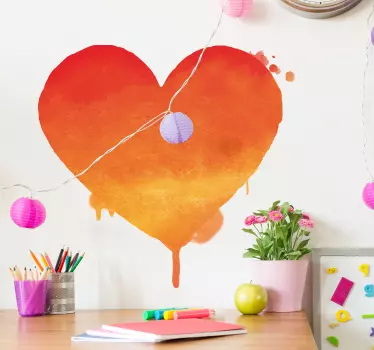 Graffiti Herz Wandtattoo für Zuhause - TenStickers