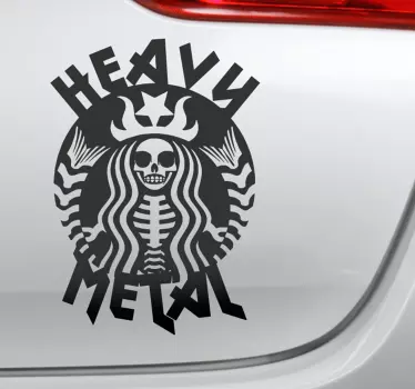 Heavy Metal Motorrad Aufkleber - TenStickers