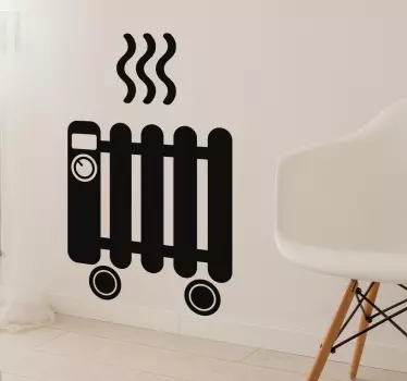 Heizung Sticker - TenStickers