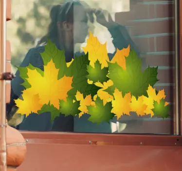 Herbst Blätter Aufkleber - TenStickers