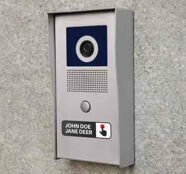 Hinweise Aufkleber für Intercom  - TenStickers