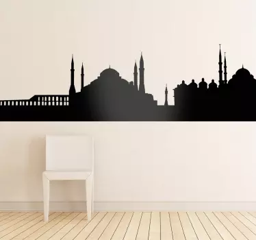 Istanbul Skyline Sticker - TenStickers