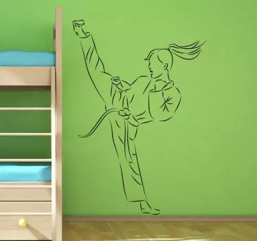 Karate Sticker - TenStickers