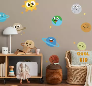 Kinder Sticker Planeten - TenStickers