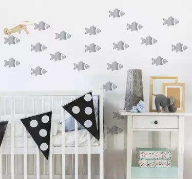 Kinder Wandtattoo Fische - TenStickers