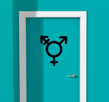 Geschlechter Symbol Klebeschild - TenStickers