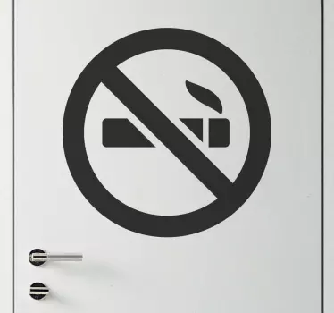 Aufkleber Schilder Rauchverbot Schild - TenStickers