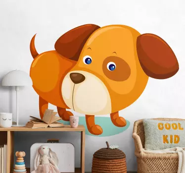 Kleiner Hund Aufkleber - TenStickers