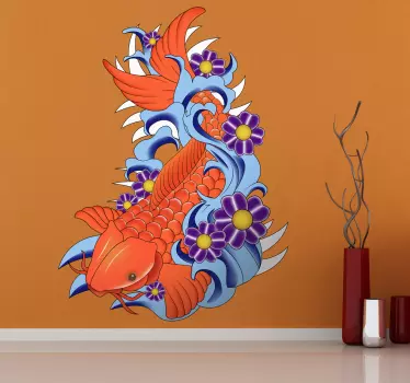 Koi Fisch Aufkleber - TenStickers