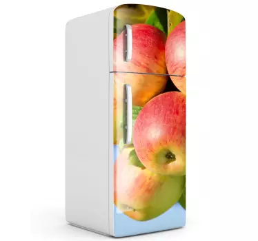 Kühlschrank Folie Äpfel - TenStickers