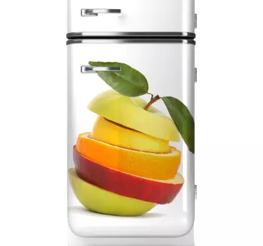 Früchte Kühlschrank Aufkleber - TenStickers