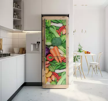 Kühlschrank Folie Gemüsekiste - TenStickers