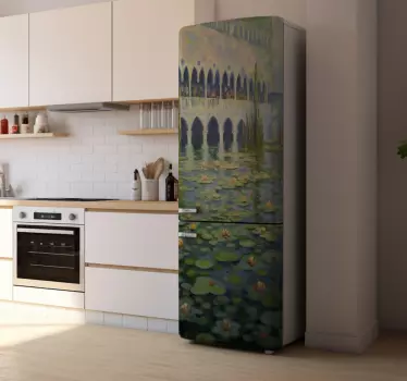 Kühlschrank Aufkleber Impressionismus Farbe - TenStickers