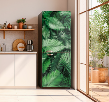 Kühlschrank Folie Palmen Blätter - TenStickers