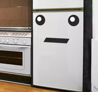 Kühlschrank Folie Smiley - TenStickers