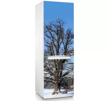 Kühlschrank Aufkleber Winter - TenStickers
