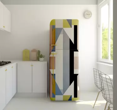 Kühlschrank Folie Abstrakt Muster - TenStickers