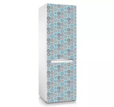Kühlschrank Folie buntes Muster - TenStickers