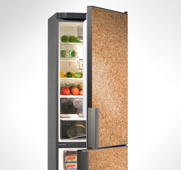Kühlschrank Folie Korkoptik - TenStickers