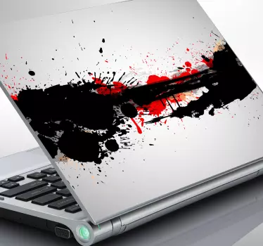 Laptop Aufkleber abstraktes Muster - TenStickers