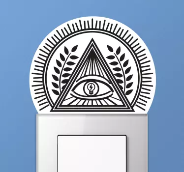 Lichtschalter Aufkleber Auge - TenStickers