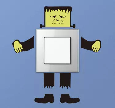 Lichtschalter aufkleber frankenstein figur wand - TenStickers