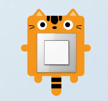 Lichtschalter Aufkleber Kätzchen - TenStickers
