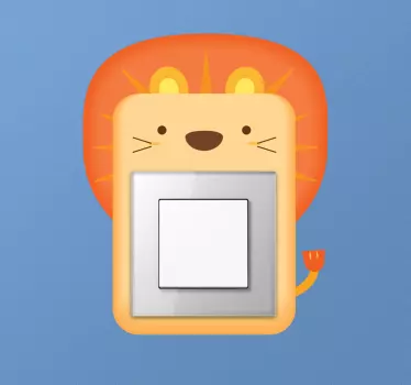 Lichtschalter mit Löwen - TenStickers