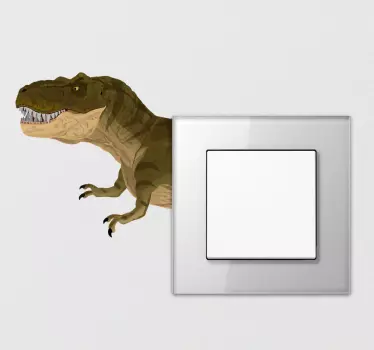 Lichtschalteraufkleber Triceratops - TenStickers