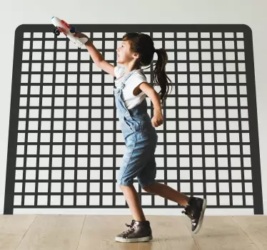Liniensticker gittermuster hintergrund - TenStickers