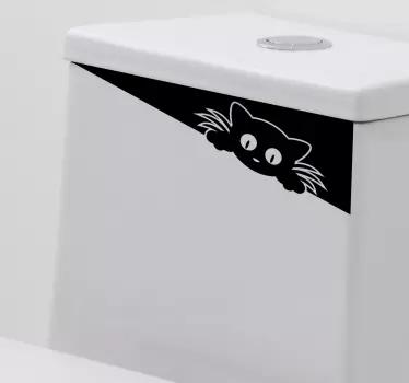 Wandtattoo Badezimmer witziger Text WC - TenStickers