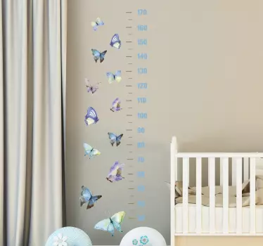 Messlatte Kind Schmetterling - TenStickers