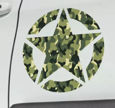 Militärstern-fahrzeugaufkleber - TenStickers