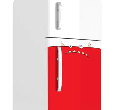 Monster Kühlschrank Folie - TenStickers