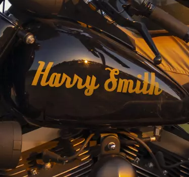 Aufkleber Kalligraphischer Text für das Motorrad - TenStickers