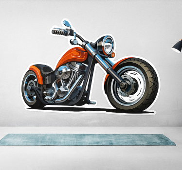 Motorrad folie im klassischen cruiser stil - TenStickers