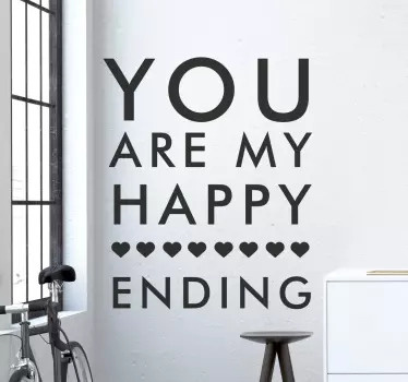 My happy ending Wandtattoo - TenStickers