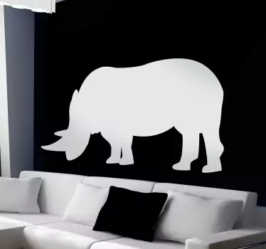 Nashorn Aufkleber - TenStickers