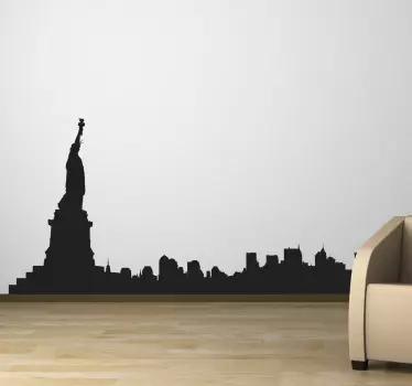 New York Skyline Aufkleber - TenStickers