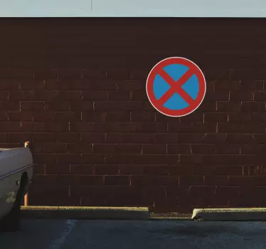 Parken verboten Aufkleber - TenStickers