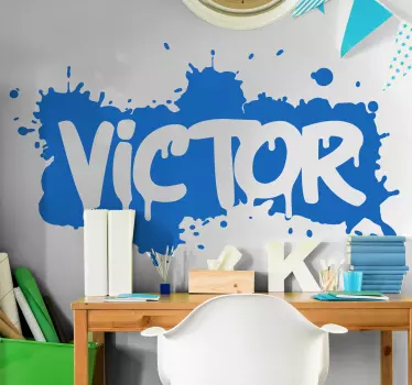 Personalisierte Sticker Farbspritzer-graffiti - TenStickers