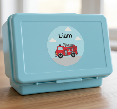 Wandtattoo kinderzimmer individuelle ersthelfer für brotdose - TenStickers