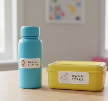Wandtattoo kinderzimmer individuelles kinderlabel - TenStickers