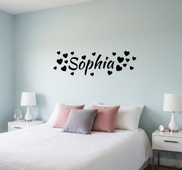 Wandtattoo individuelle herz wandaufkleber - TenStickers